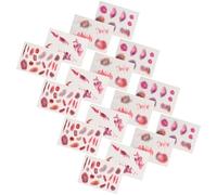 UKCOCO 16 Sheets Fake Scars Tattoo: Temporary Halloween Makeup Kit - Fake Bruise Scary Wound Sticker for Zombie Cosplay Dress Up Masquerade