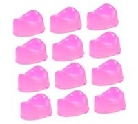 UKCOCO 16Pcs Mini Toilet Accessory for Dollhouse Plastic Miniature Potty Furniture Adorn Your Mini Bathroom with Realistic Props for Imaginative Play