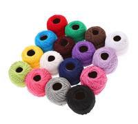 UKCOCO 16Roll Embroidery Threads Cross Stitch Threads: Rainbow Color Embroidery Floss Cotton String for Adults & Beginners for DIY Craft