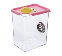 UKCOCO 1pc Acrylic Reptile Feeding Box for Small Crawling Insects Terrarium Container with Smooth Surface Safe and Comfortable Pet Breeding Case for Reptile Care Random Color