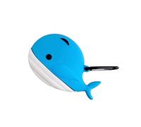UKCOCO 1pc Cartoon Whale Silicone Earphone Case Shockproof Cover for Durable Cute Design and White with Hanging Hook