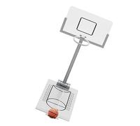 UKCOCO 1Pc Desktop Mini Basketball Portable Basketball Stand Game for Adults Fun Finger Basketball Challenge for Home Office Entertainment Lightweight and Easy to Carry