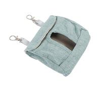 UKCOCO 1pc Guinea Pig Feeding Bag Blue Hanging Storage Container for Rabbits Hamsters and Pets Capacity Design for Easy Filling and Convenience