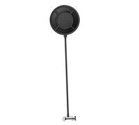 UKCOCO 1Pc Microphone Filter Shield Windproof Pop Filter for Enhanced Recording Durable Black Mic Cover Creative Design to Protect Against Wind and Saliva Interference