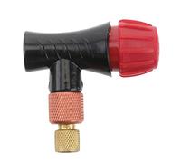 UKCOCO 1Pc Thickened Portable Inflator Head for Inflatable Bottles Explosion Gas Cylinder Adapter for Mountain Bike Pumping Durable Construction Compatible with Various Valves