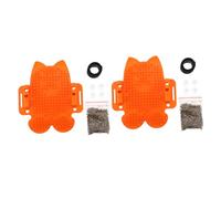 UKCOCO 1Set Cat Self Grooming Corner Massage Comb Kit Wall Mounted Tool for Kittens Cats Plastic Hair Collector Easy Install for Itchy Skin Relief