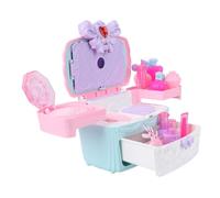 UKCOCO 1Set Makeup Box Portable Handheld Cosmetic Case with Music for Simulation Plaything for Pretend Play and House Accessories