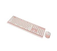 UKCOCO 1set Wireless Keyboard and Mouse Silent Mute Ergonomic Design for Space-saving Wireless Keyboard Mouse -saving Auto Sleep Mode