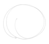UKCOCO 2-core Telephone Line Cable with Rj11 Plug for Modems and Fax Machines, 2 Meters White Pvc Wire with Oxygen-free Copper for Transmission and Noise Rejection, for Home and Office