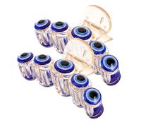 UKCOCO 2 pcs Evil Eyes Decorative Hair Jaw Clips Cute Claw Clips for Women Hair Accessories for Parties Weddings and Everyday Use