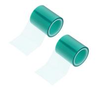 UKCOCO 2 Rolls Heat Resistant Resin Design Tape for DIY Epoxy Projects Pet Construction Tape with No Residue Clear for Crafting and Test Base Applications