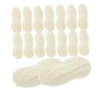 UKCOCO 20 Pcs Cute Peanut Erasers for Realistic Mini Food Shape Erasers for School Pencil Case Versatile DIY Craft Supplies Safe and Fun Student Stationery Gift