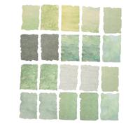 UKCOCO 20 Sheets Green Textured Scrapbooking Paper 3D Embossed Detail, Tear-Away Technology for Mess-Free Application, for Junk Journal Projects and Creative DIY Crafts