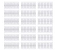 UKCOCO 20 Sheets Self-Adhesive Round Hole Reinforcement Stickers, Binder Index Tabs for Notebooks, Sturdy Hole Sticker Labels, Suitable for Office and School Use