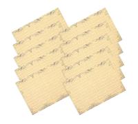 UKCOCO 20 Sheets Vintage Flower Wrapping Paper with Black Music Notes Print, Retro Kraft Paper for Florist Bouquets and Wrapping, Floral Packaging Supplies for Birthday and Christmas