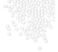 UKCOCO 2000pcs Solid Transparent Glass Ball Sphere High Hardness Clear Glass Orbs for Lab Use DIY Crafts Smooth Surface Precision Spheres