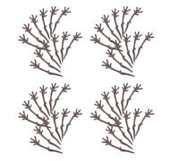 UKCOCO 200pcs Antler Shaped Plastic Tree Branches for Christmas Craft Decor
