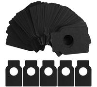 UKCOCO 200pcs Black Double-Sided Wine Bottle Tags Made of Paper for Easy Labeling and Organizing Wine Racks Suitable with Hanging Design for Reminder Tagging