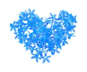 UKCOCO 200pcs Cherry Blossom LED Light Covers Decorative Plastic Flower Shades for 5mm String Lights with Lightweight Design and Easy Clean Surface, for Party and Night Garden Decoration