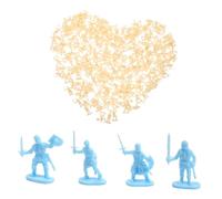 UKCOCO 200pcs Miniature Medieval Soldier Models Realistic Plastic Figures for Sand Table Playset Compact Mini Soldiers for Collectors and Enthusiasts