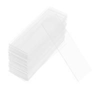 UKCOCO 200pcs Pre-cleaned Glass Microscope Slides Plain Scientific Slides for Biology Lab Education and Basic Science Classroom Use