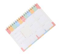 UKCOCO 2024 Weekly Planning Notepad with Pp Cover Spiral Binding Horizontal Layout Daily to Do List Planner Small Tear-off Sheets for Office and Personal Organization