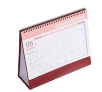 UKCOCO 2027 Desk Planner Calendar with Spiral Bound Paper and Easel Stand, Small Desktop Calendar for Planning, Multiuse Functionality and Space Saving Design, for Home and Classroom Use