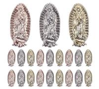 UKCOCO 20pcs 3d Nail Art Charms Alloy Metal Decorative Religious Western Nail Accessories Assorted Colors for Crafts