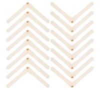 UKCOCO 20pcs 4.5x67mm Rc Airplane Pin Hinges Plastic Craft Hinges for Model Aircraft DIY Hobbyist Plane Accessories Small Miniature Model Hardware