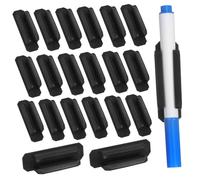 UKCOCO 20pcs Adhesive Silicone Pen Holder Clips for Desk Sticky Pencil Organizer for Office and Classroom Space Saving Flexible Pen and Marker Storage Easy Access Desktop Stationery