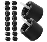 UKCOCO 20pcs Airtight Essential Oil Caps Anti-slip Space-saving Top Plastic Sealing Lids for Reagent and Cosmetic Bottles