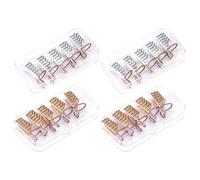 UKCOCO 20pcs Aluminum Manicure Forms Nail Extension Guide French Nail Art Protector Set Gold and Silver Finger Guards for DIY Salon Use