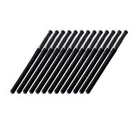UKCOCO 20pcs Black Gel Pens for Students Lightweight Portable Plastic Material Smooth Writing Gel Ink Pens Suitable for Drawing and Writing on Blessing Cards