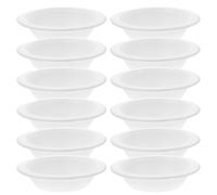UKCOCO 20pcs Disposable Cat Paper Bowls Multi-function Indoor Pet Feeding Bowls with Neck Protection Suitable for Cats and Dogs, Replacement Food Basins for Travel and Home Use