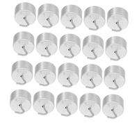 UKCOCO 20pcs Double Hooked Calibration Weights for Scales Precision Metal Balance Mass Set for Lab Education Scientific Experiments Physics Teaching Tools in School and University