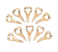 UKCOCO 20pcs Hair Parting Tools Hair Selecting Rings Alloy Hairstyling Rings Practical and Sturdy and Halloween Use