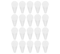 UKCOCO 20pcs Invisible Picture Hooks with Caps Medium Plastic Wall Pins for Hanging Photo Frames, Heavy Duty Picture Hanging Kit Suitable for Concrete and Plasterboard Walls