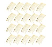 UKCOCO 20pcs Metal Hair Side Combs Teeth Broken Hair Comb Twist for Women Accessories for Wedding Veil Bridesmaid Side Diy Decorative Accessories