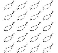 UKCOCO 20pcs Nylon Elastic Strap Hook Buckle Clips for Outdoor Use