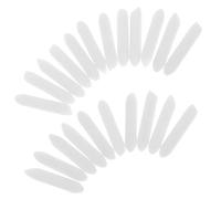 UKCOCO 20pcs Painting Pen Tips Replacement Marker Replacements Polyester Fiber Portable Precision Craftsmanship White Nibs for Creative Applications on The Go