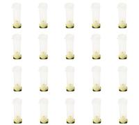 UKCOCO 20pcs Plastic Bee Queen Cell Protector with Uneven Grid Easy to Store and Carry No-hurt Protective Cover for Beekeeping Tools Suitable for Bee Queen