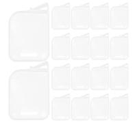 UKCOCO 20pcs Plastic Refrigerator Partition Boards - Fridge Side Door Divider Organizers for Kitchen and Office Storage - Refrigerator Storage Separator Clips