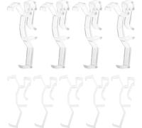 UKCOCO 20pcs Plastic Window Blind Clips Curtain Valance Clips Hidden Channel Accessories Convenient and Easy to Use for Curtain Hanging