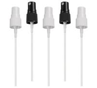 UKCOCO 20pcs Replacement Spray Bottle Tops Fine Mist Sprayer Nozzle 18mm Diameter White and Black for Perfume and Cosmetic Bottles, Suitable for Travel and Refillable Containers