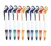 UKCOCO 20Pcs Retractable Soccer Ballpoint Pens with Creative Football Design Ink Office Writing Pens for Party Favors School and Study Stationery