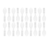 UKCOCO 20pcs Soft Finger-Guard Prison Toothbrush Set with Short Handle, Mini Manual Toothbrushes for Anti-self- Use in Detention and Psychiatric Care