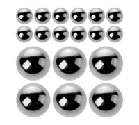 UKCOCO 20pcs Steel Paint Agitator Balls for Nail Polish Mixing, Easy to Use Manicure Supplies with Sturdy Steel Material, Paint Mixer Balls for Essential Oils and Nail Varnish Mixing