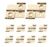 UKCOCO 20pcs Vintage Style Folding Double Action Screen Hinges for Room Dividers and Doors, Cold Rolled Steel Construction with Easy Installation and Flexible Double Acting Design,