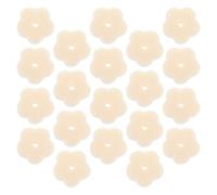 UKCOCO 20pcs White Flower-Shaped Oil Absorbing Sponges Filter Tool for Hot Tub Spa Pool Cleaning, Bath Oil Removal Sponge for Swimming Pool and Pond Filtration