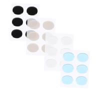 UKCOCO 24pcs Drum Dampening Gel Pads for Tone Control Self Adhesive Drum Mute Accessories with Shape Wrench for Vibration Reduction
